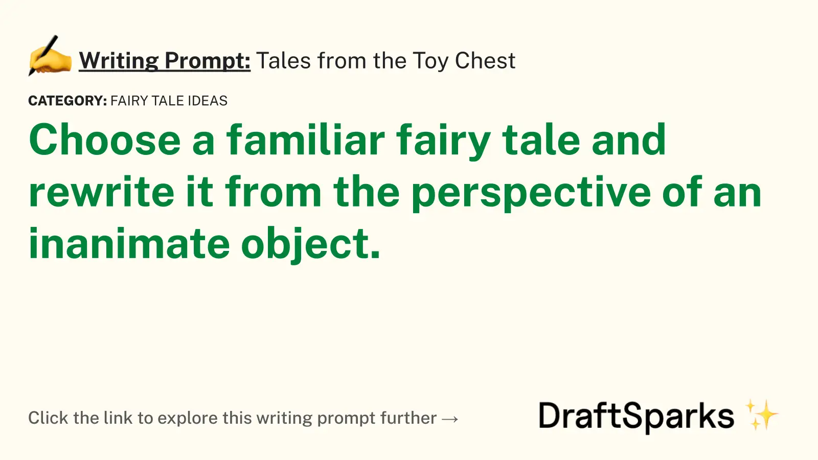 Tales from the Toy Chest