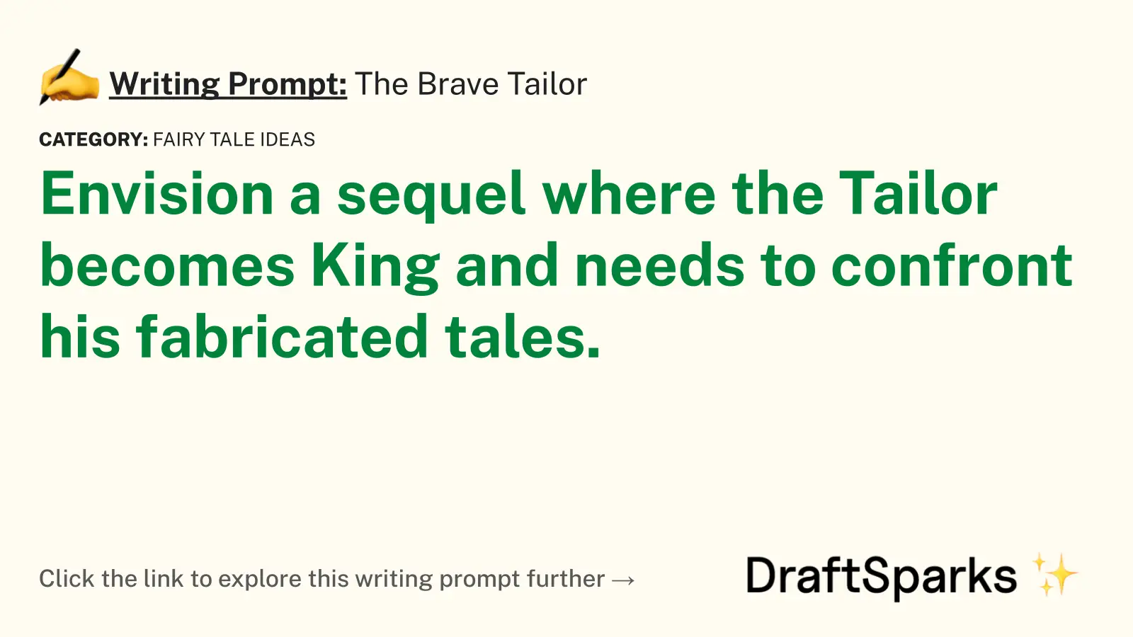 The Brave Tailor