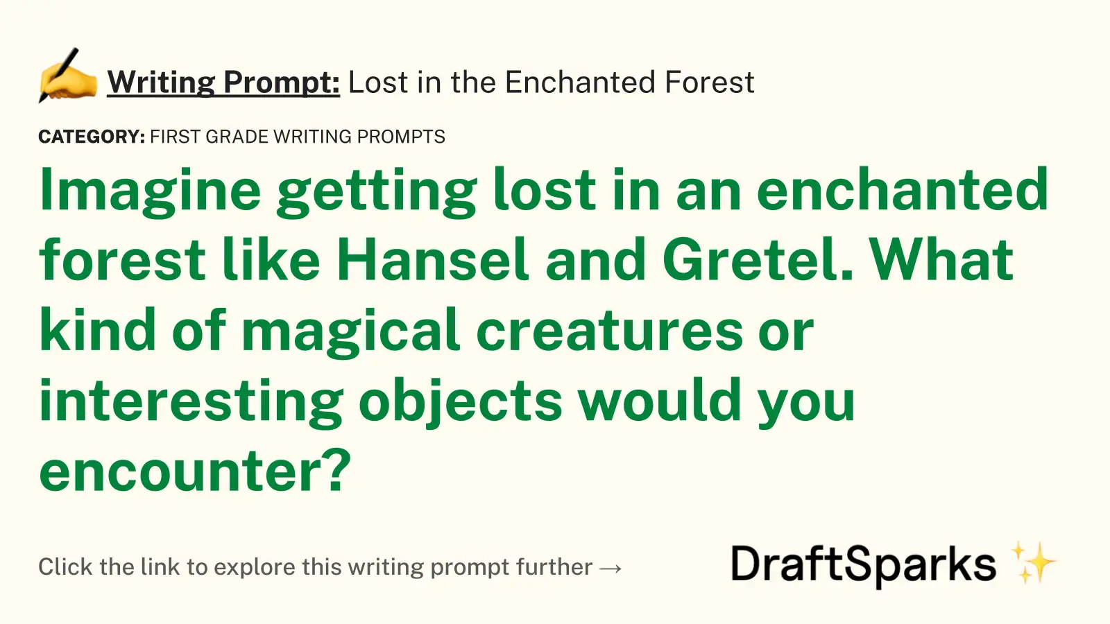Lost in the Enchanted Forest