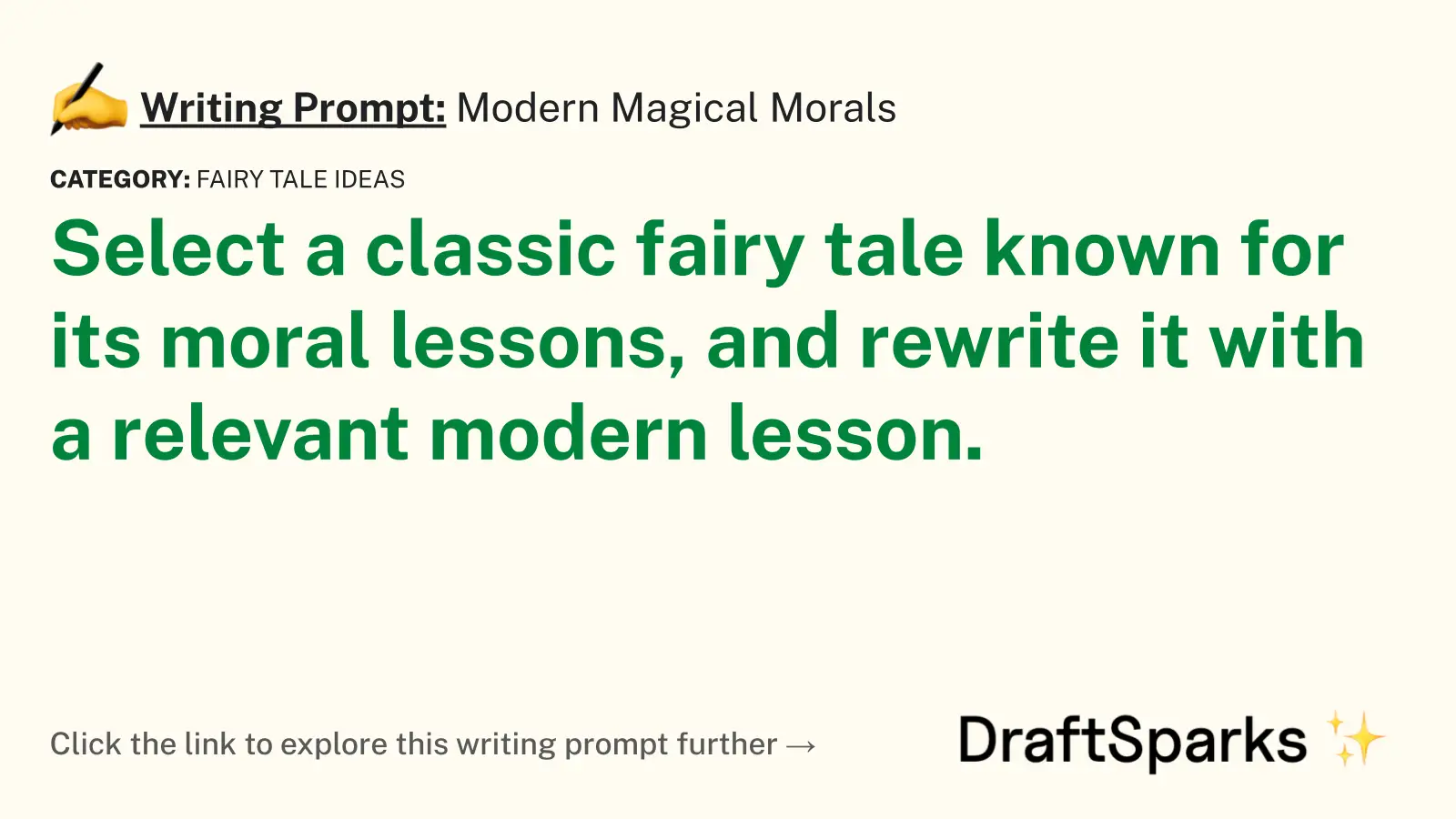 Modern Magical Morals