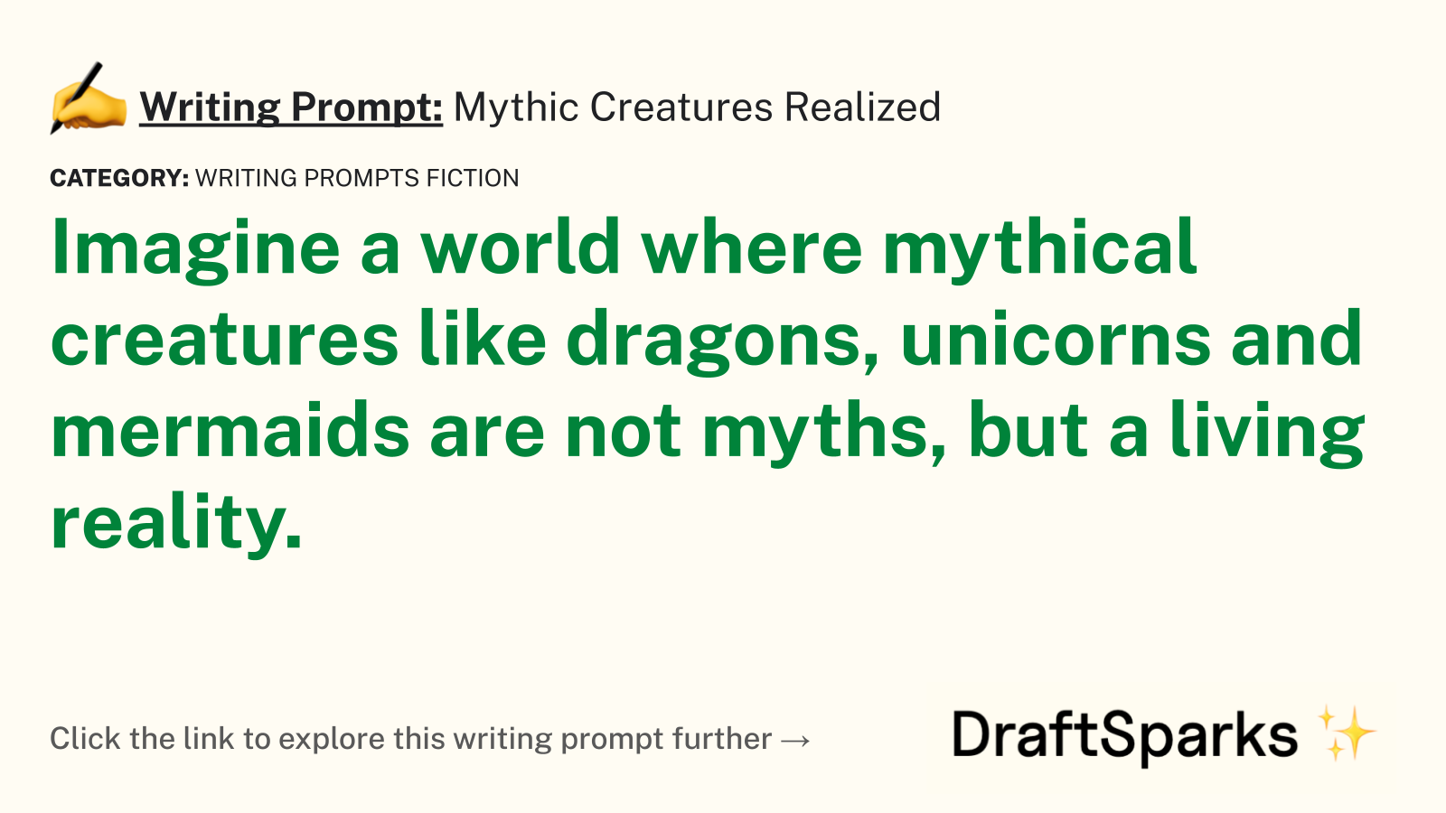 Mythic Creatures Realized