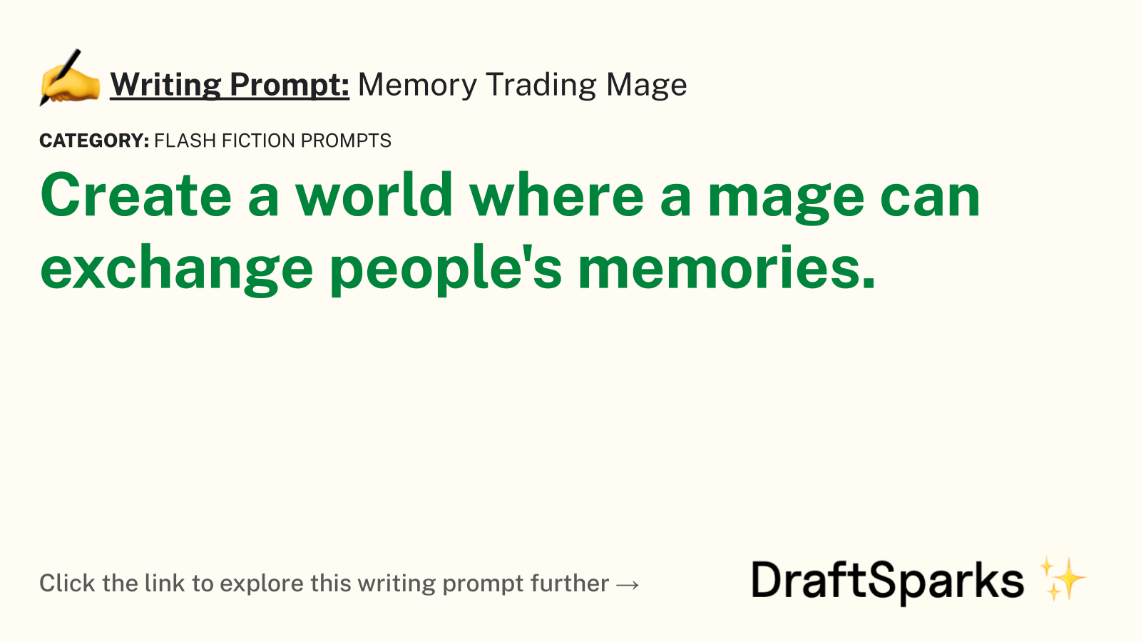 Memory Trading Mage