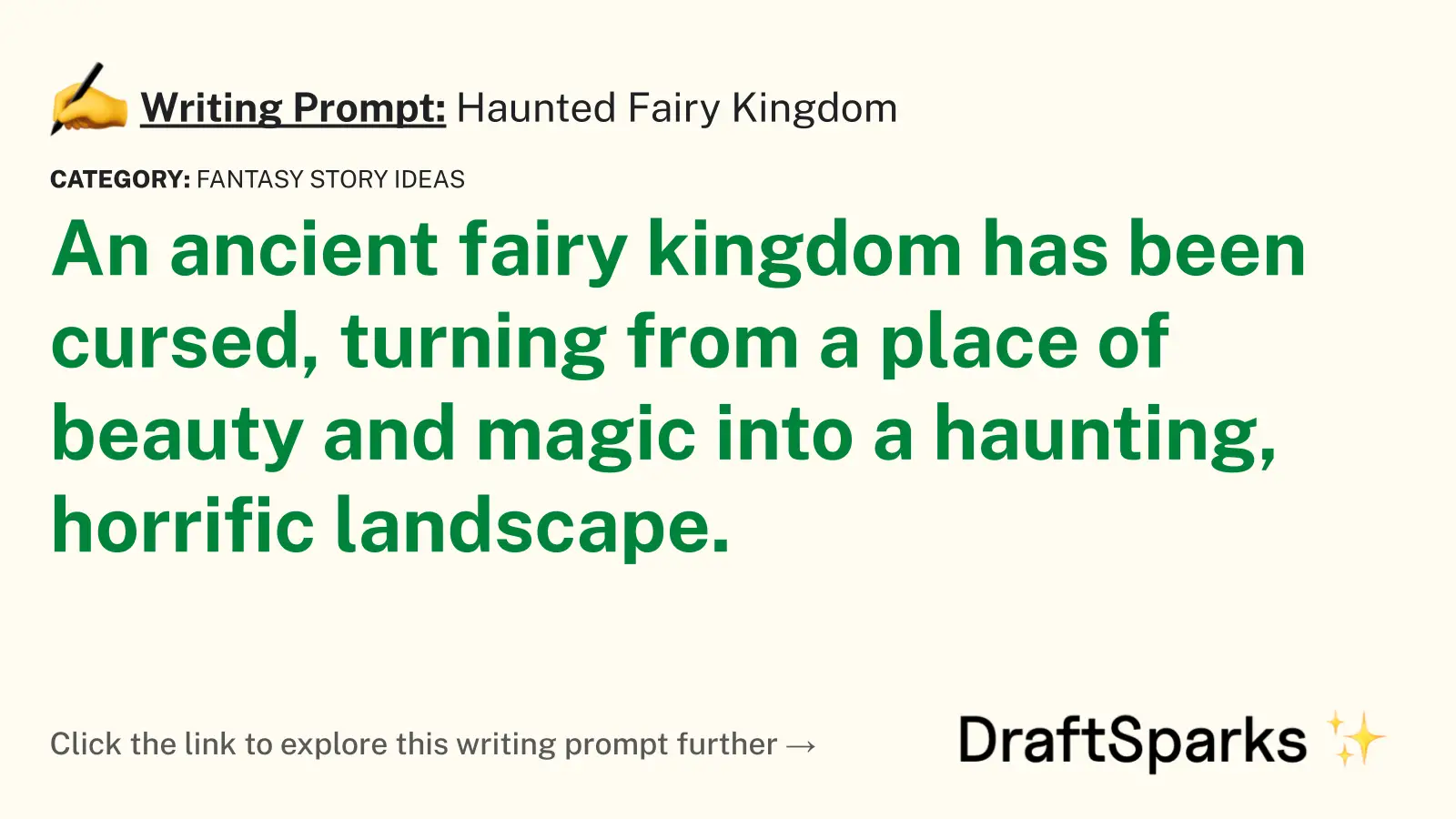 Haunted Fairy Kingdom