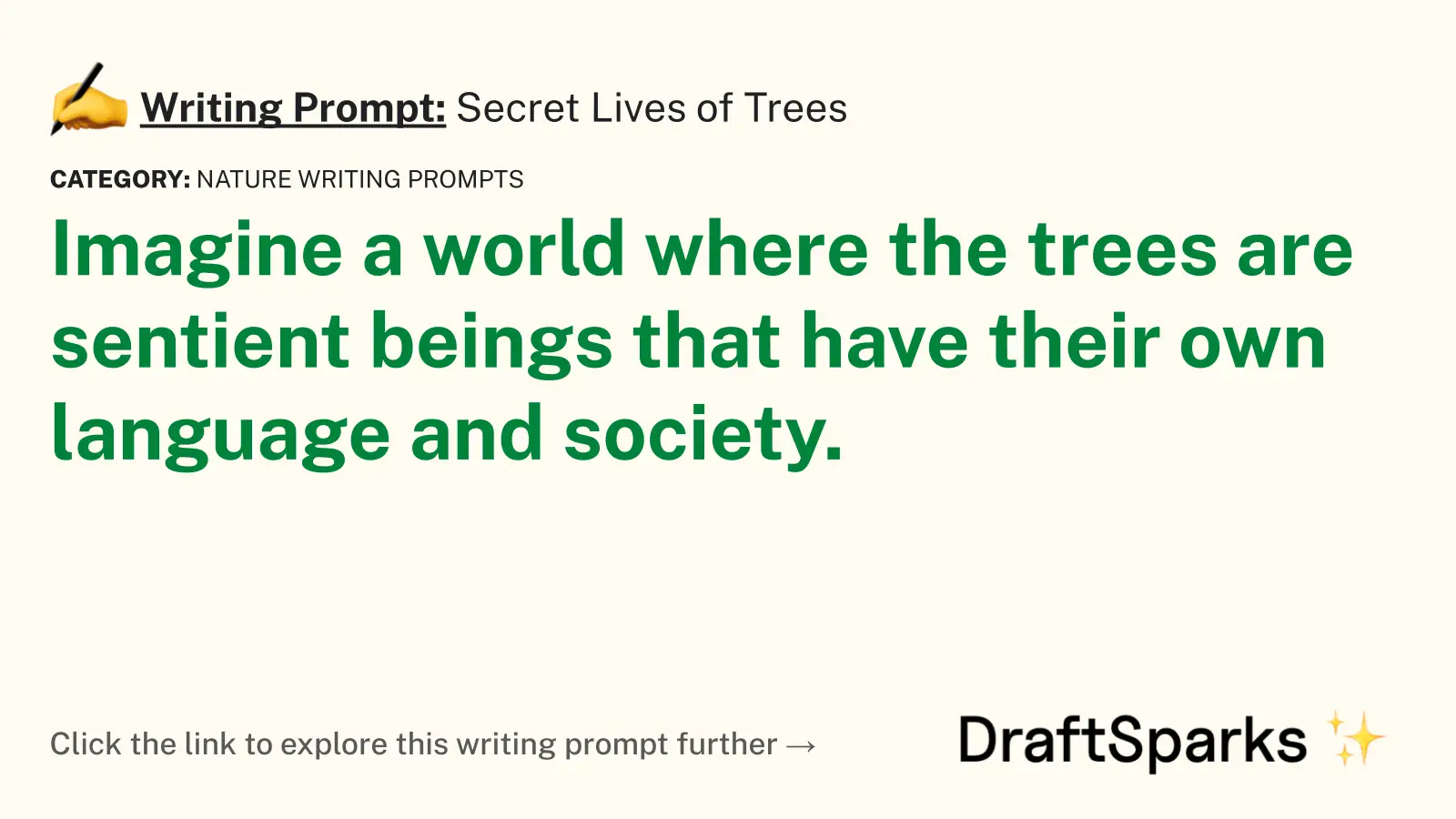 Secret Lives of Trees