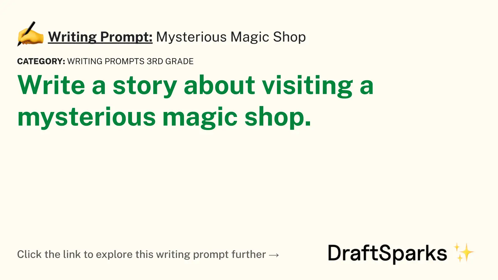 Mysterious Magic Shop