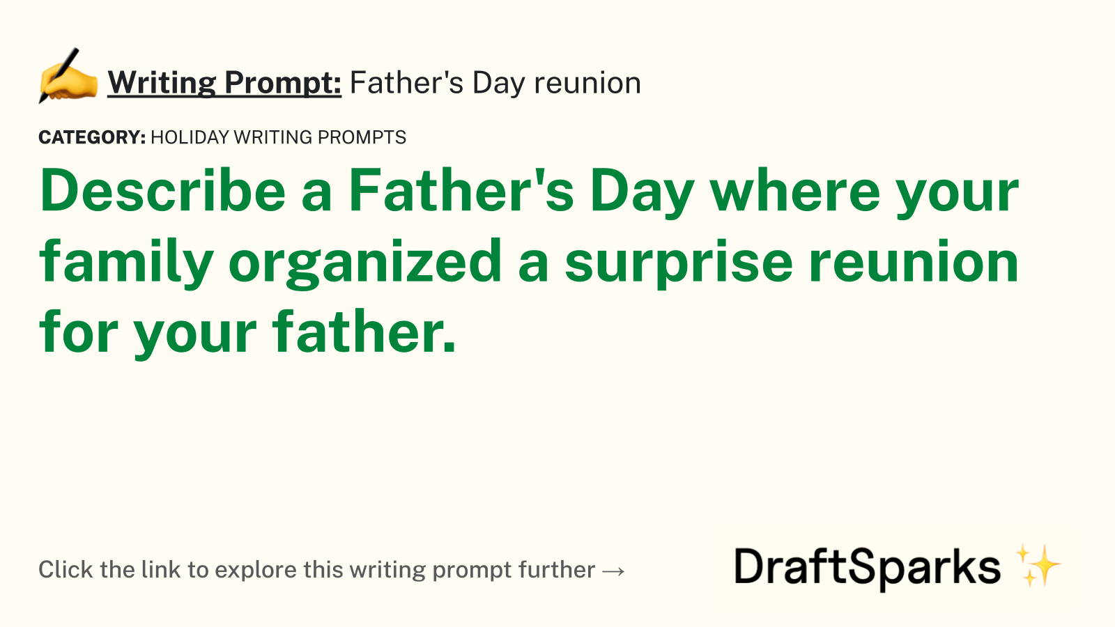 Father’s Day reunion