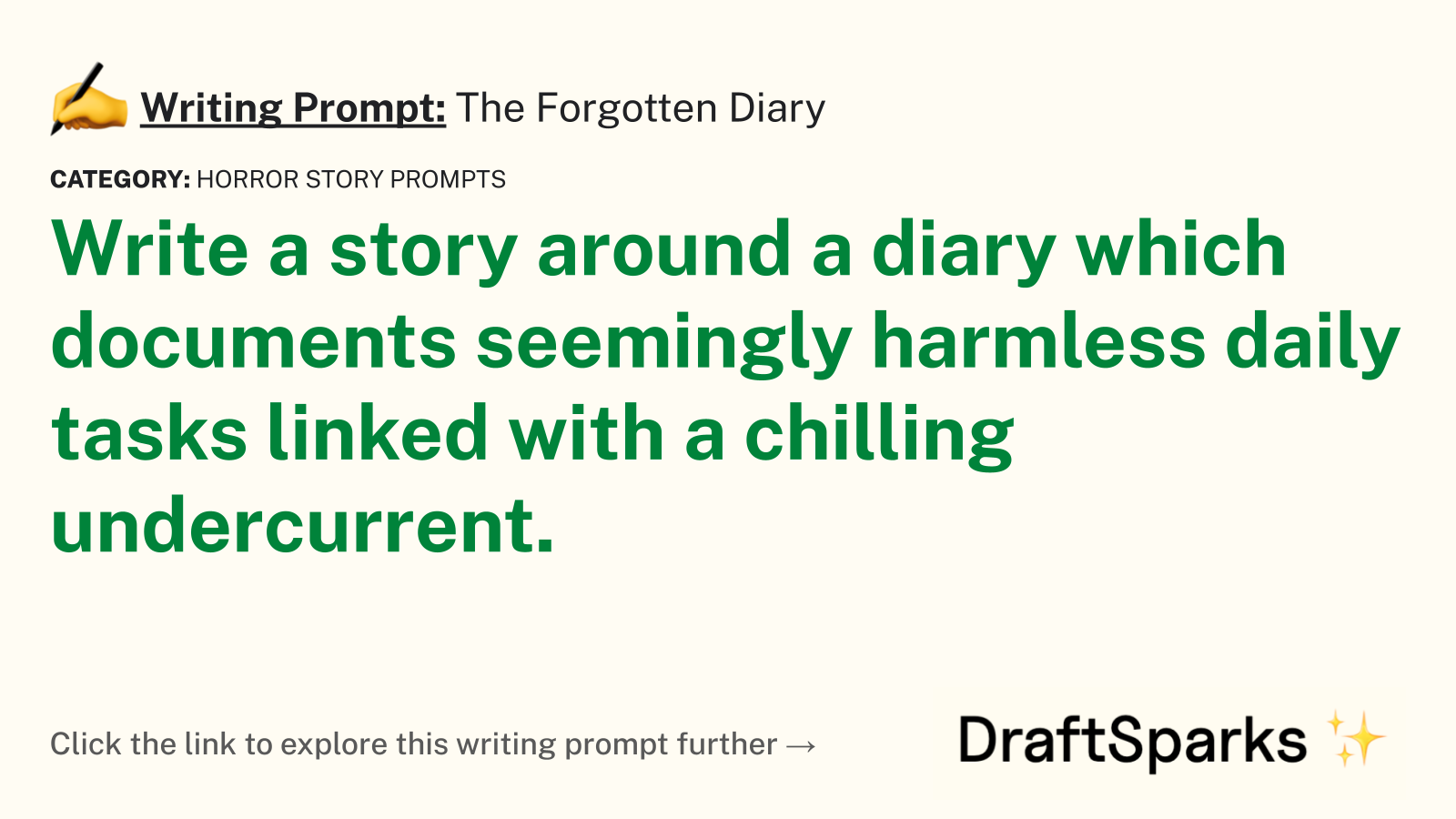The Forgotten Diary