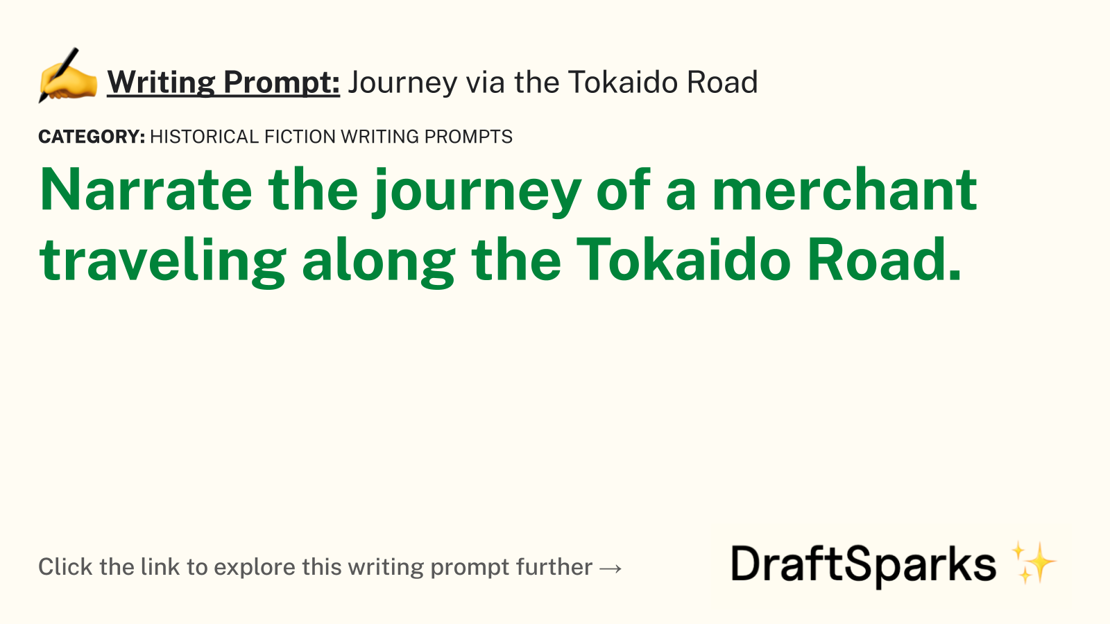 Journey via the Tokaido Road