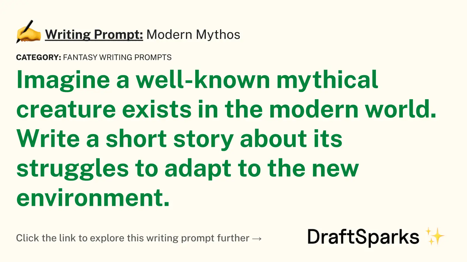 Modern Mythos