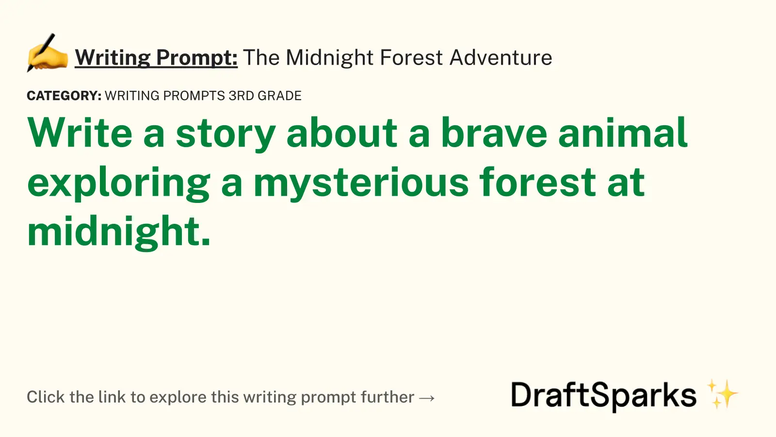 The Midnight Forest Adventure