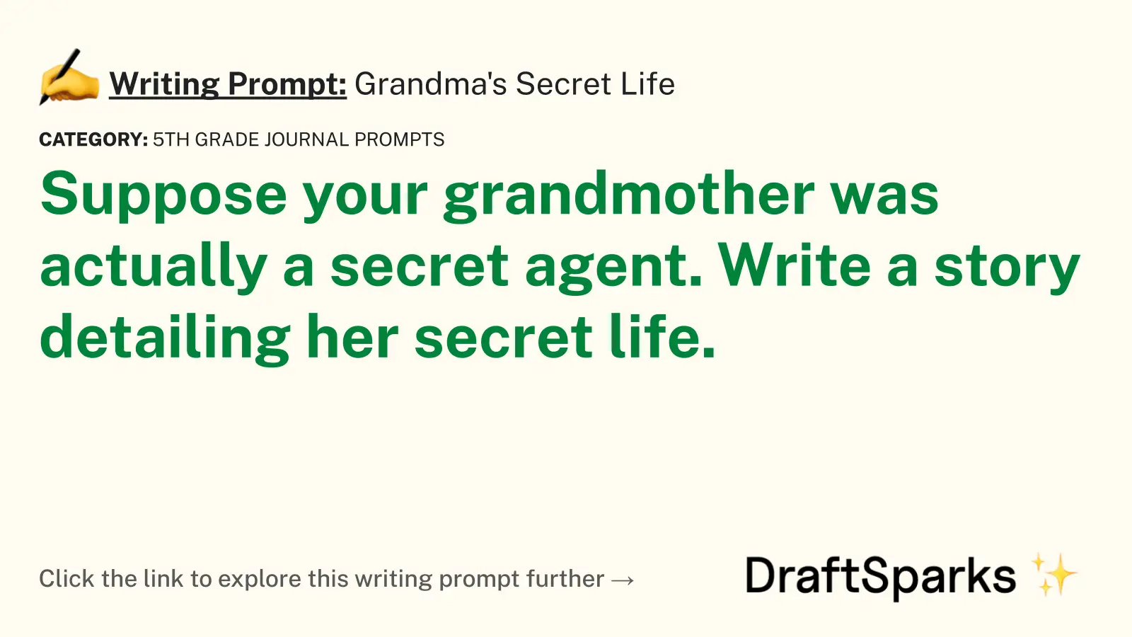 Grandma’s Secret Life