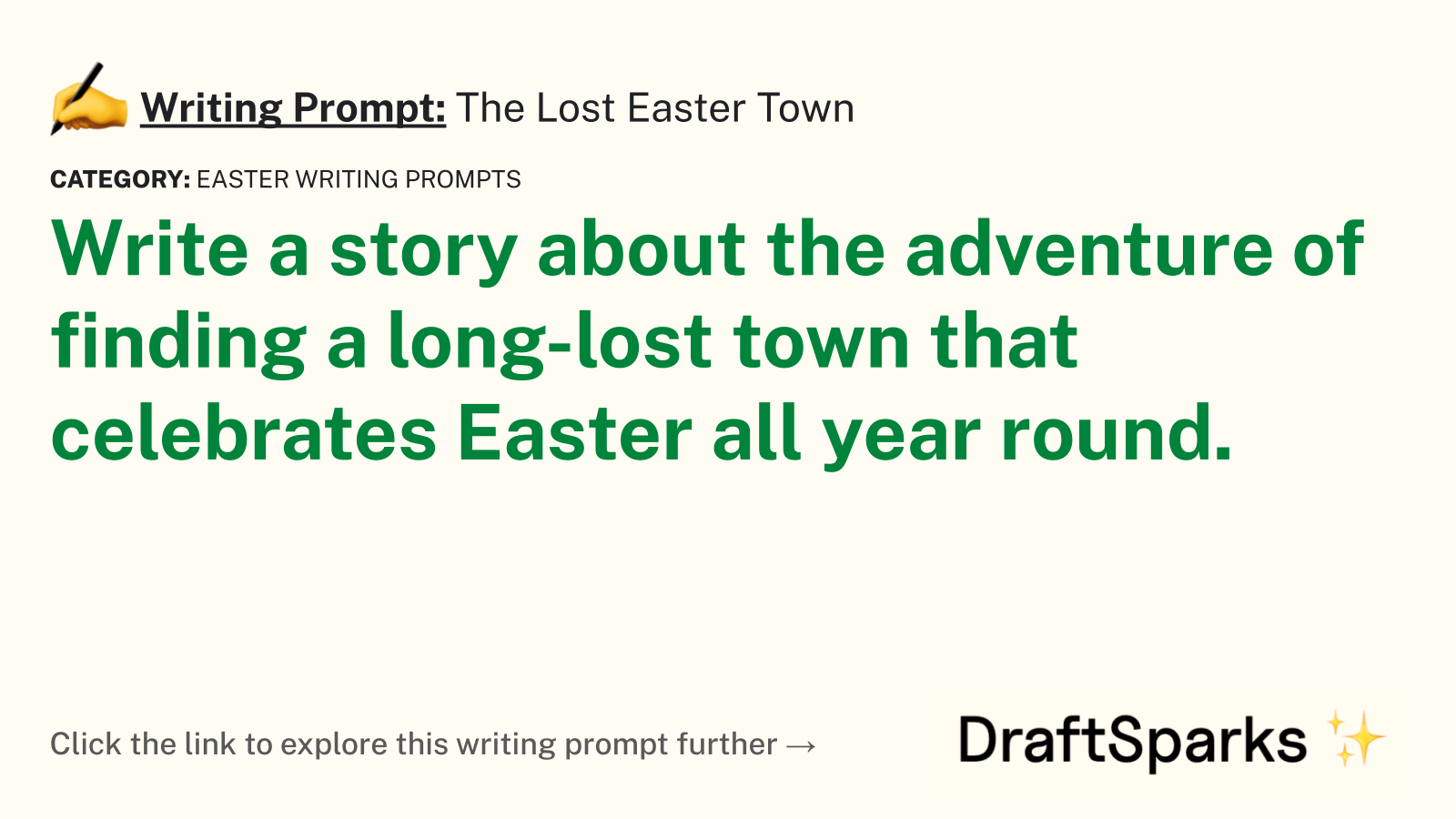 The Lost Easter Town