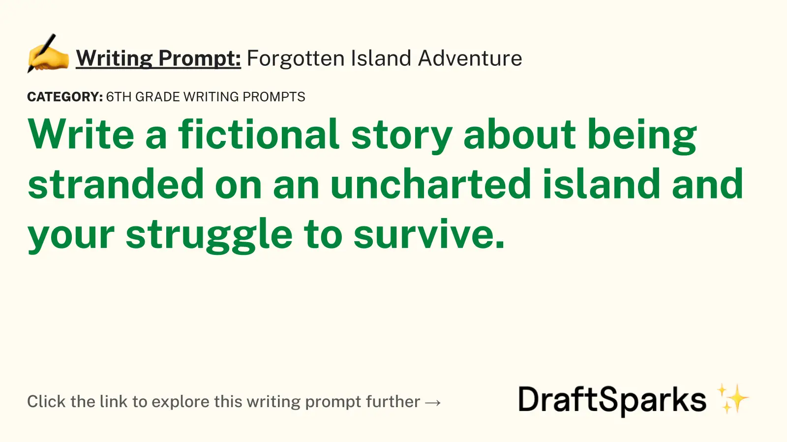 Forgotten Island Adventure