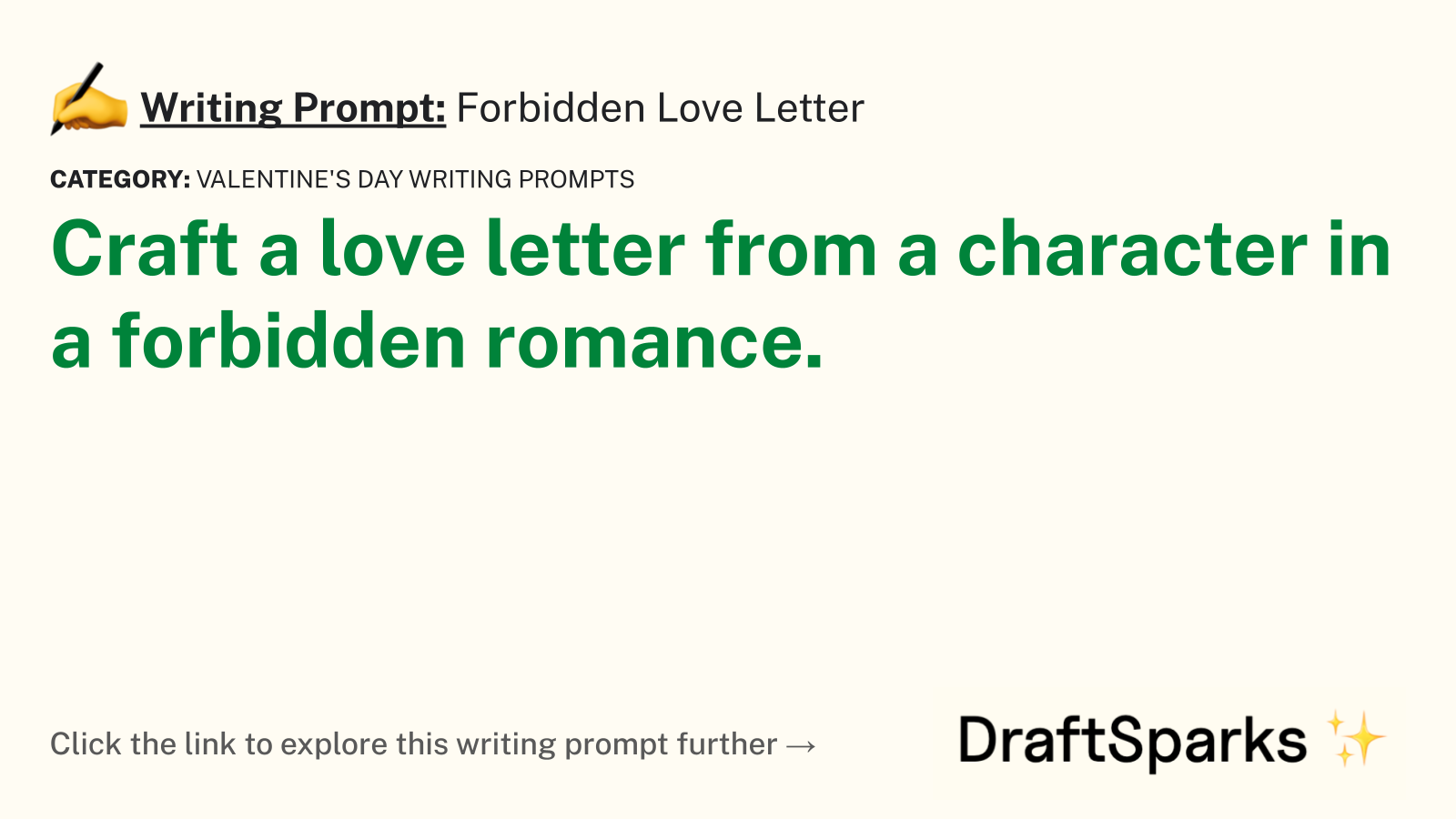 Forbidden Love Letter