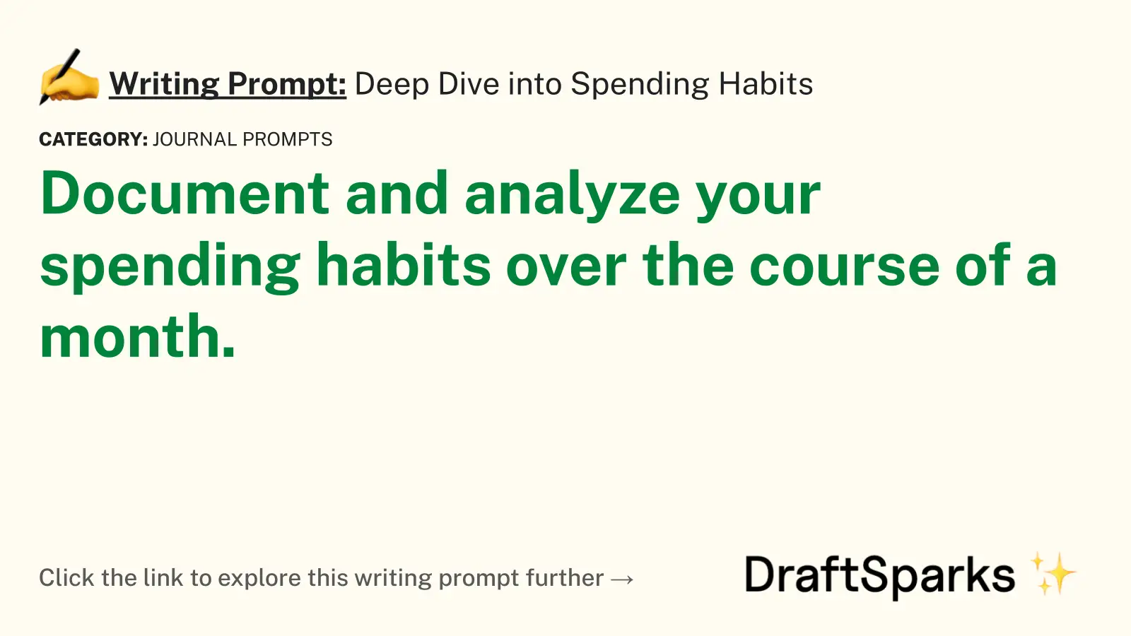 Deep Dive into Spending Habits