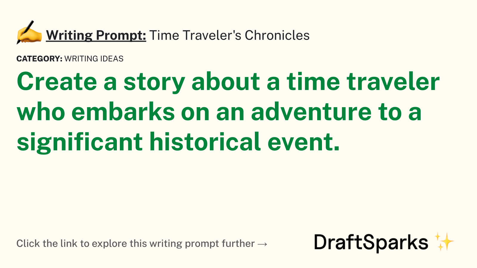 Time Traveler’s Chronicles