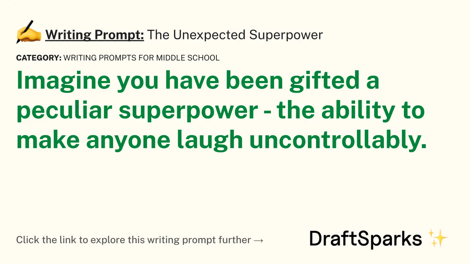 The Unexpected Superpower