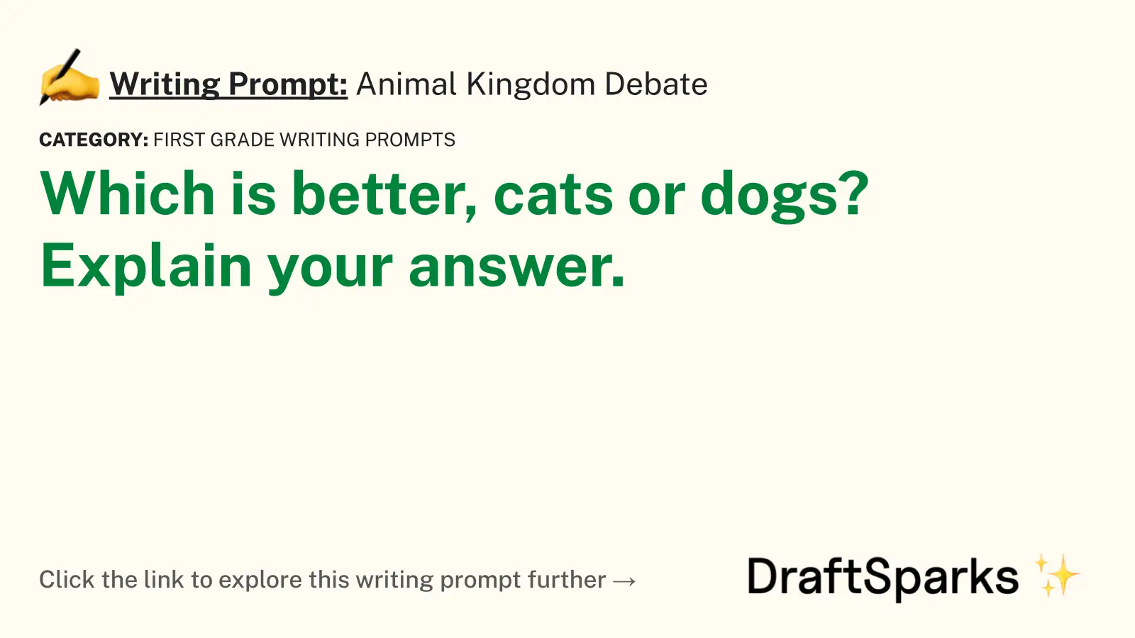 Animal Kingdom Debate