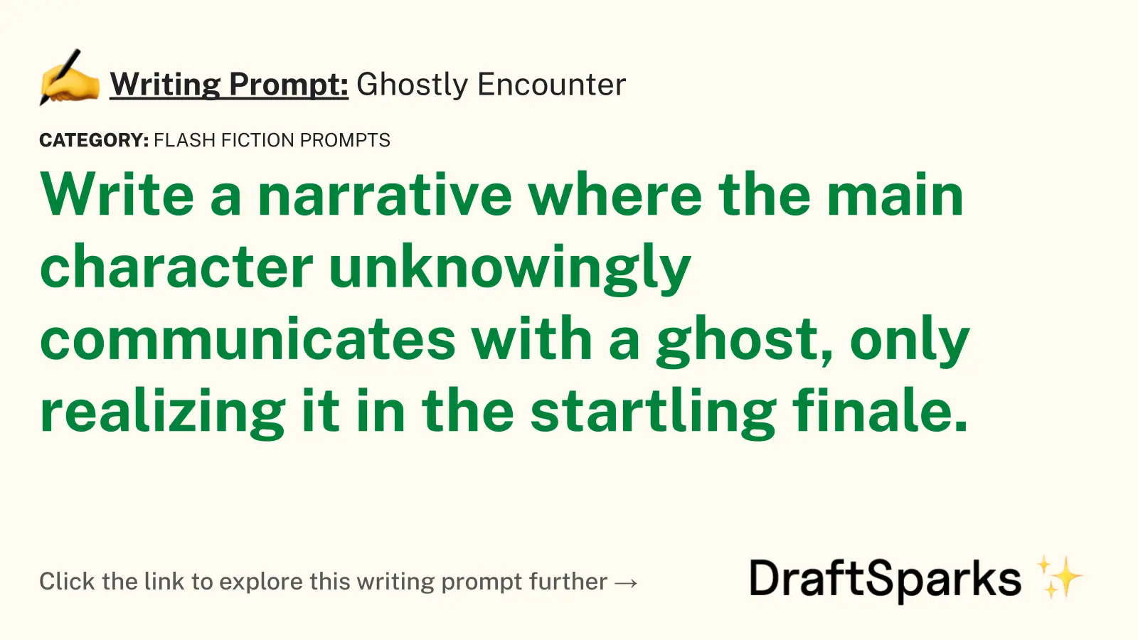 Ghostly Encounter