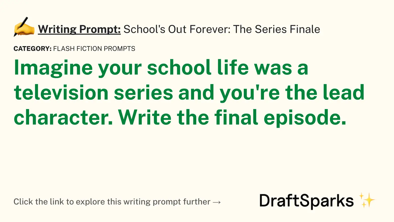 School’s Out Forever: The Series Finale