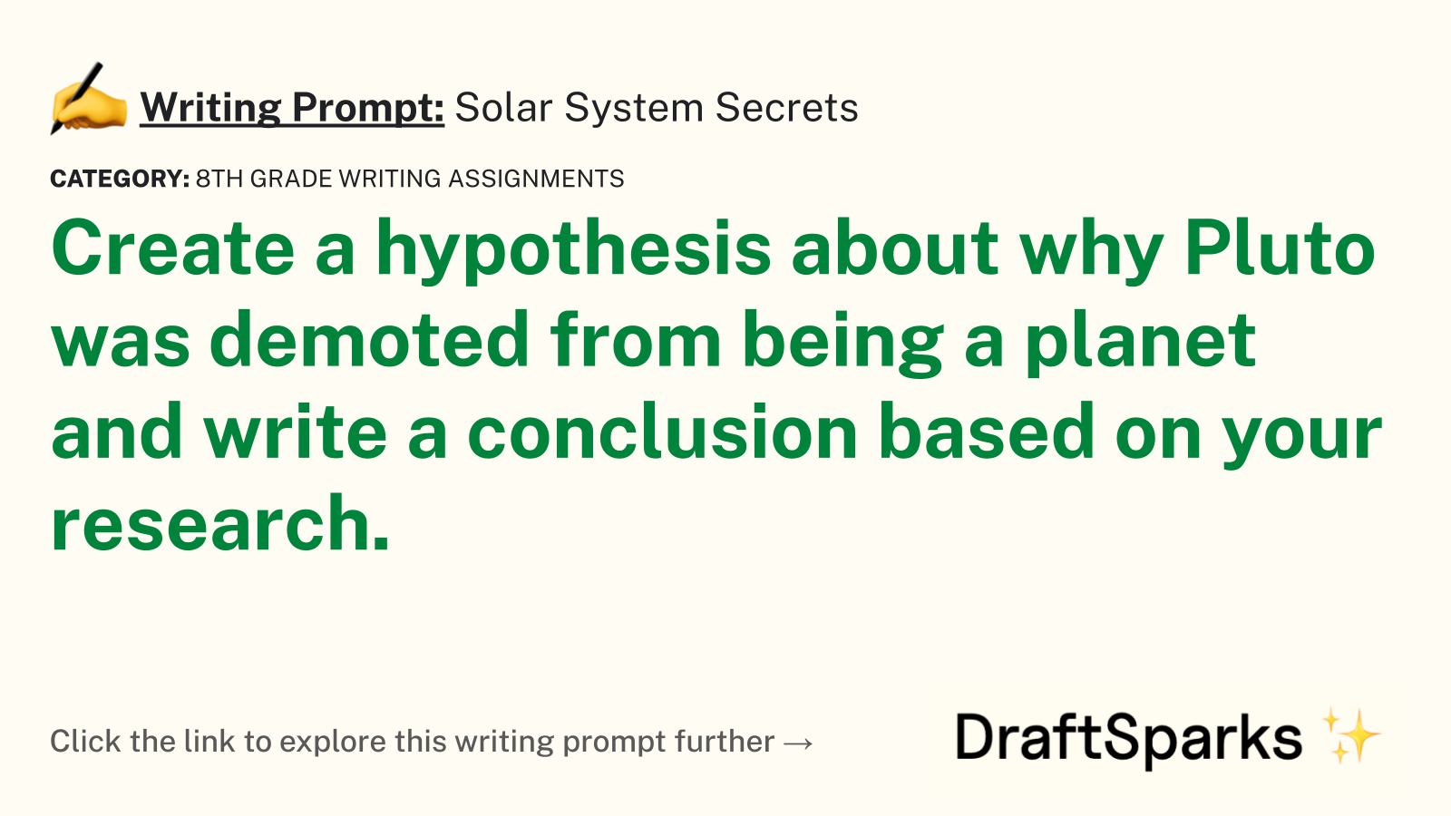 Solar System Secrets