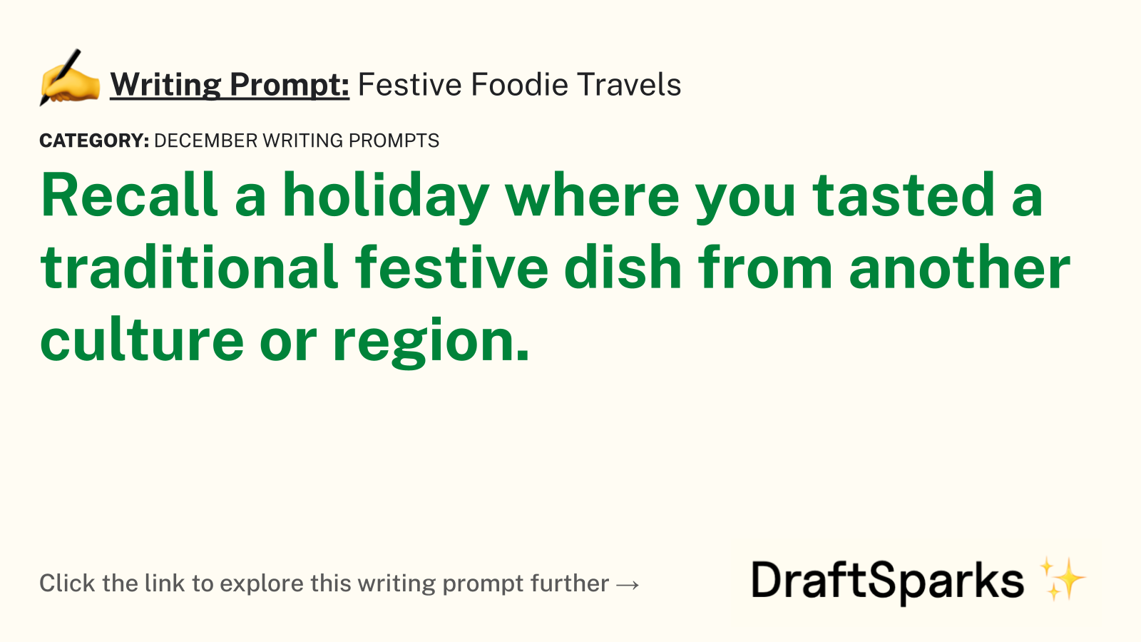 Festive Foodie Travels