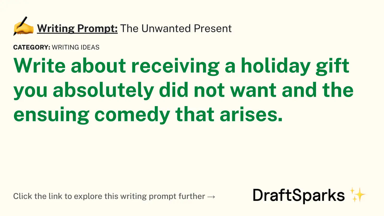 The Unwanted Present