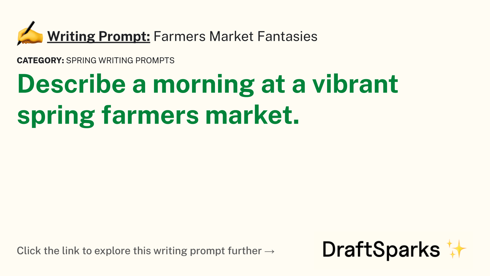 Farmers Market Fantasies