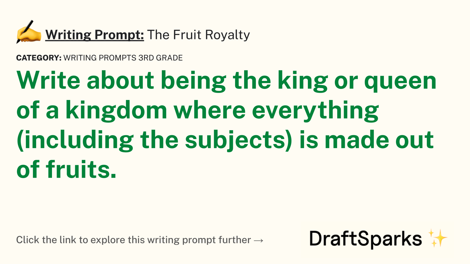 The Fruit Royalty