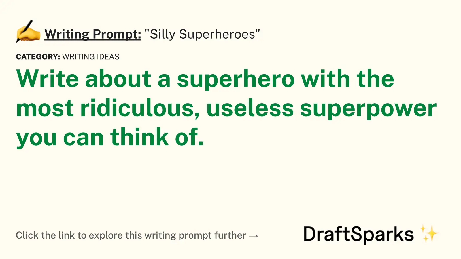 “Silly Superheroes”