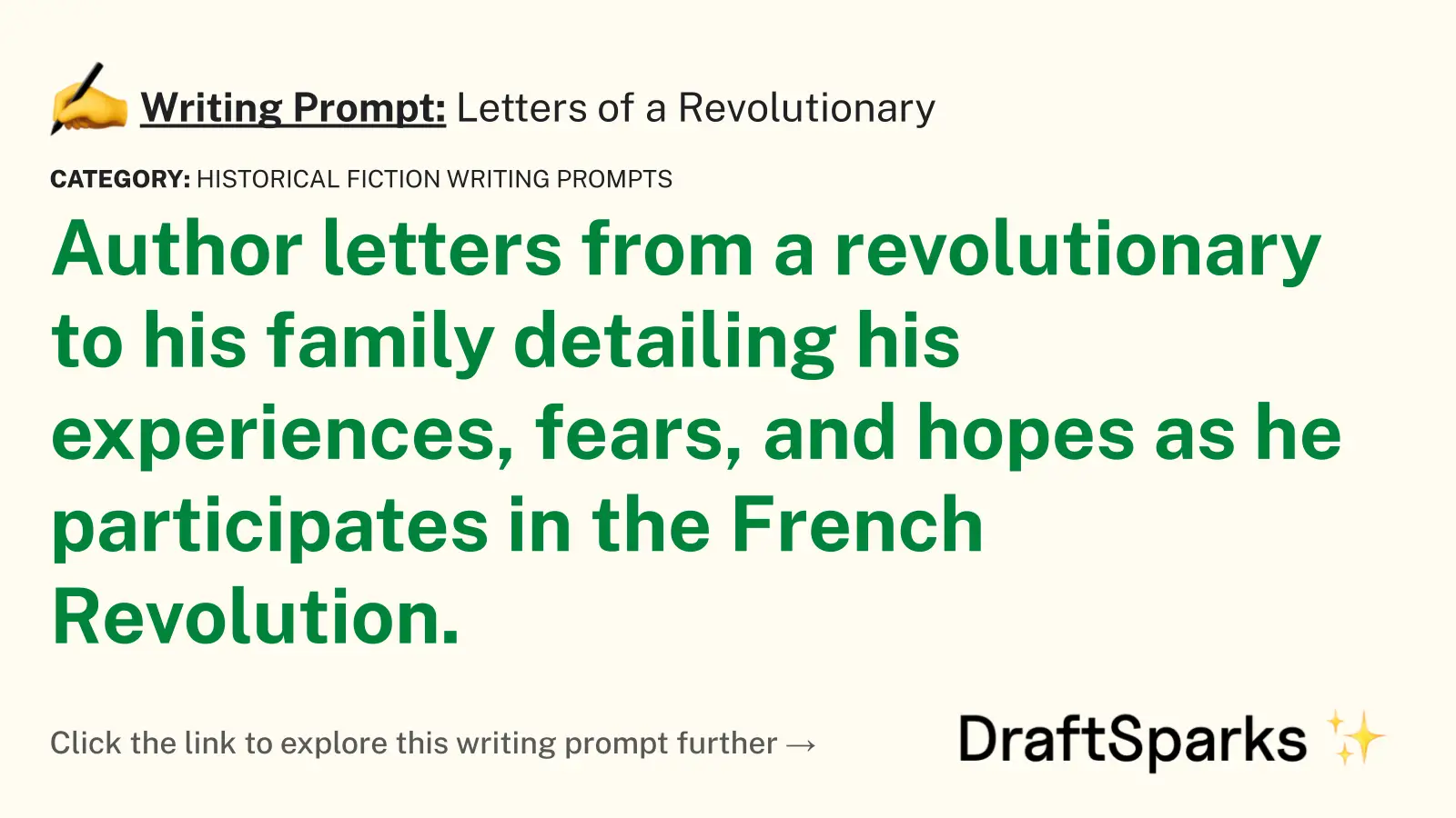 Letters of a Revolutionary