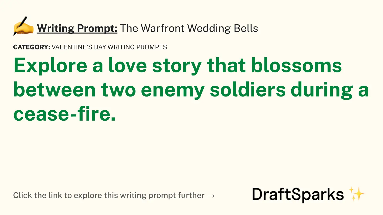 The Warfront Wedding Bells