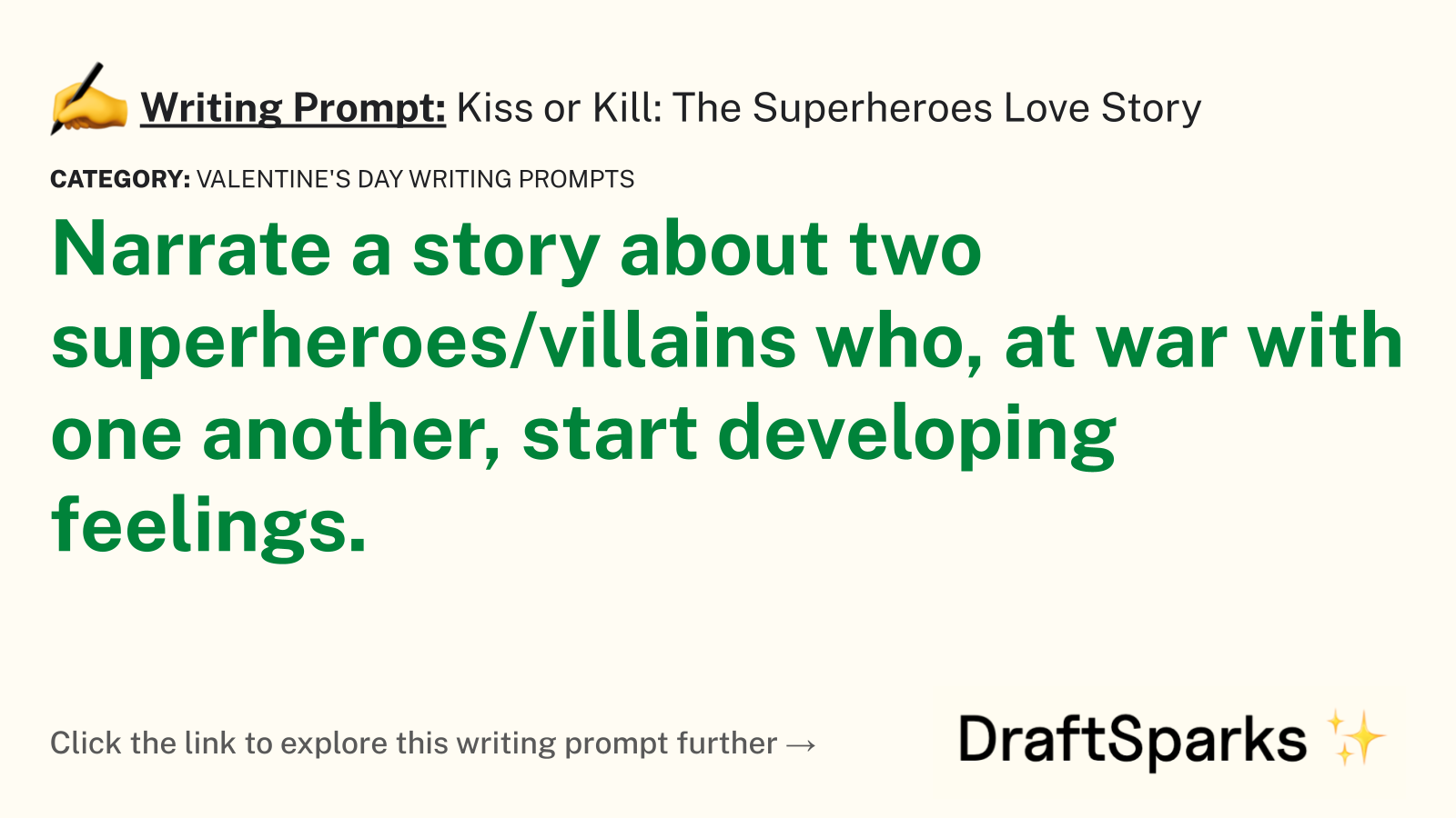 Kiss or Kill: The Superheroes Love Story