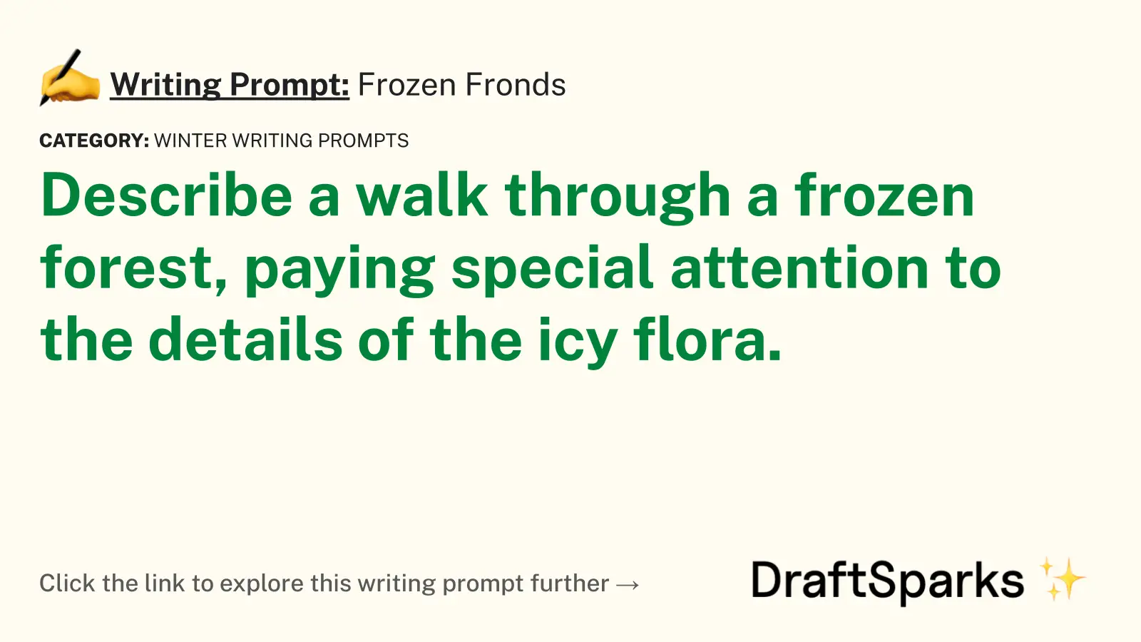 Frozen Fronds