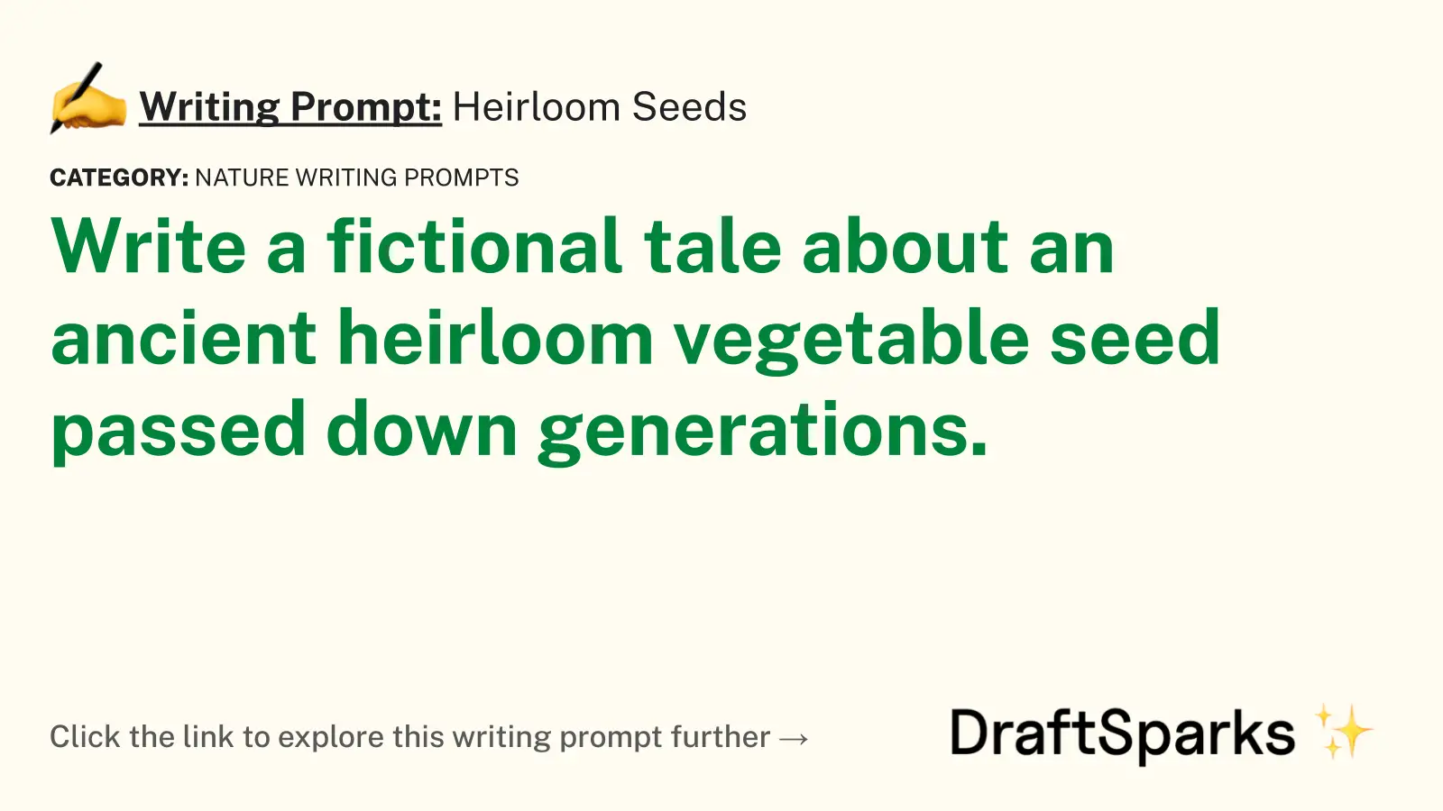 Heirloom Seeds