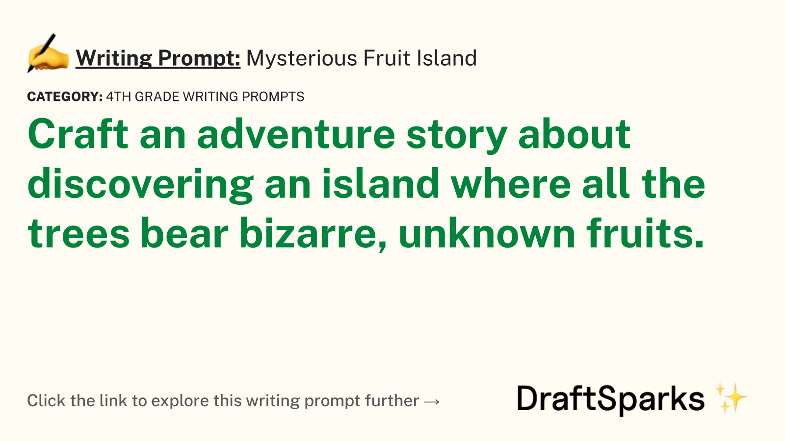 Mysterious Fruit Island