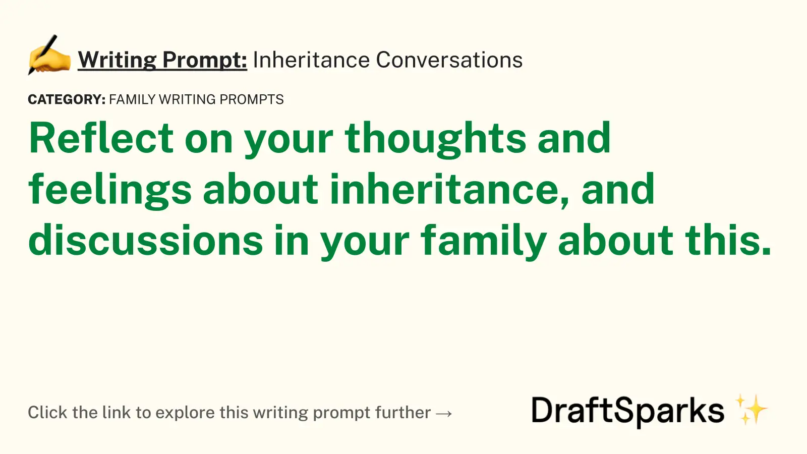Inheritance Conversations