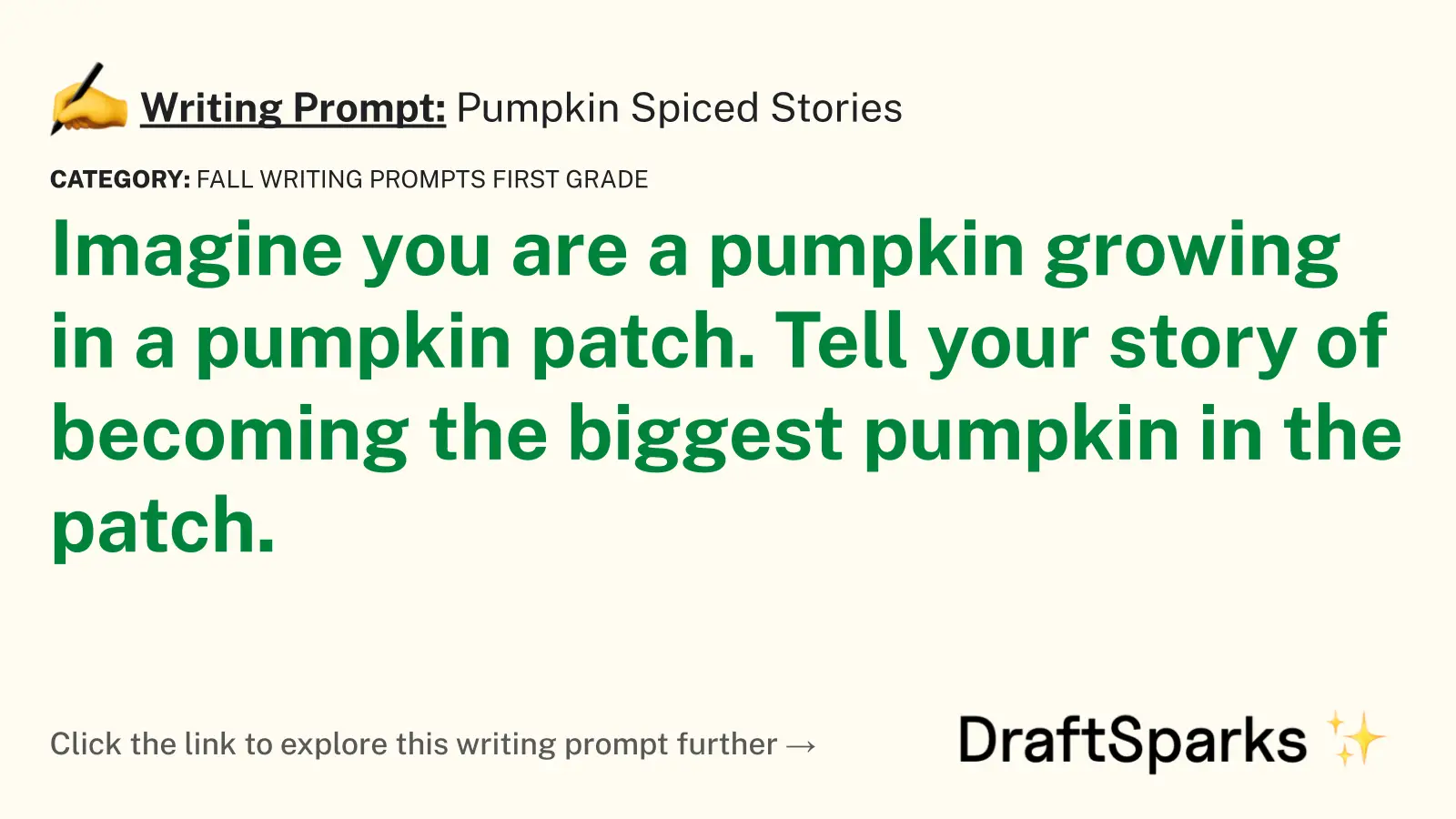 Pumpkin Spiced Stories