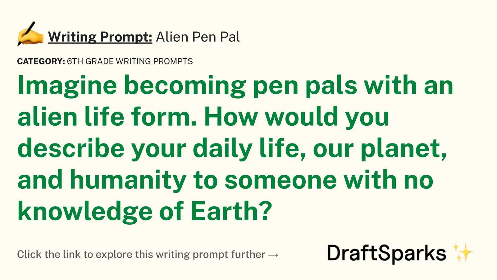 Alien Pen Pal