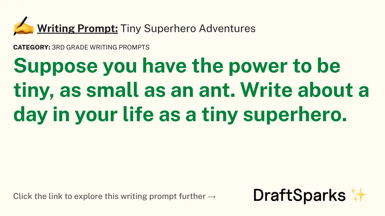 Tiny Superhero Adventures