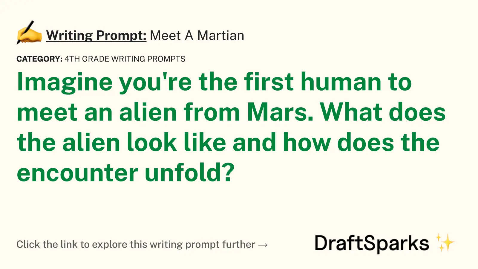 Meet A Martian