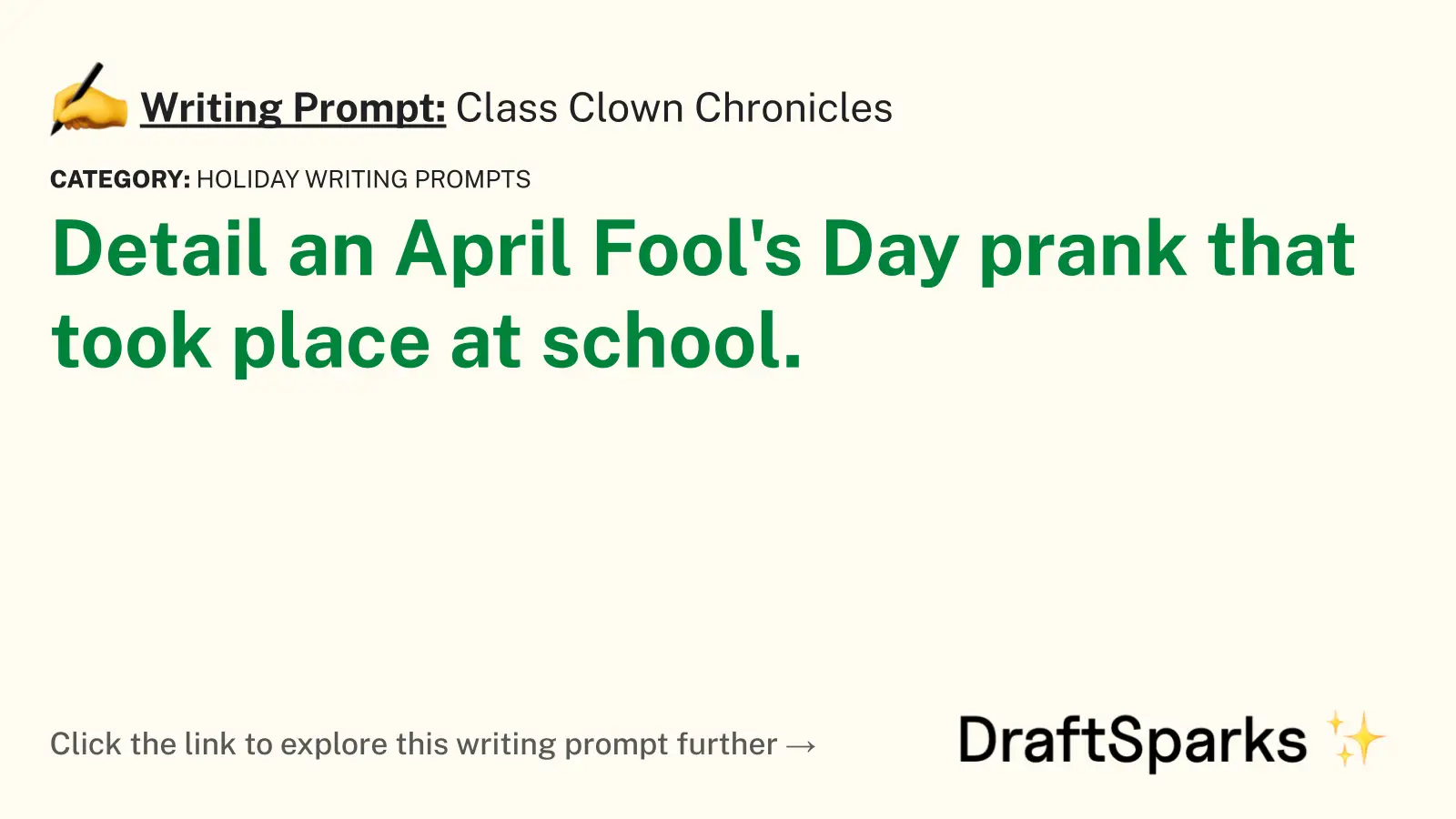 Class Clown Chronicles