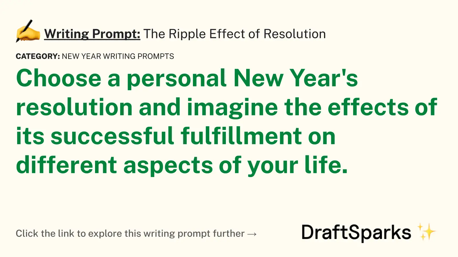 The Ripple Effect of Resolution