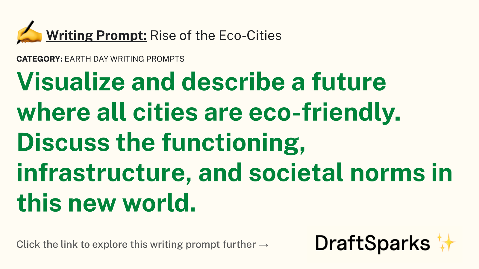 Rise of the Eco-Cities