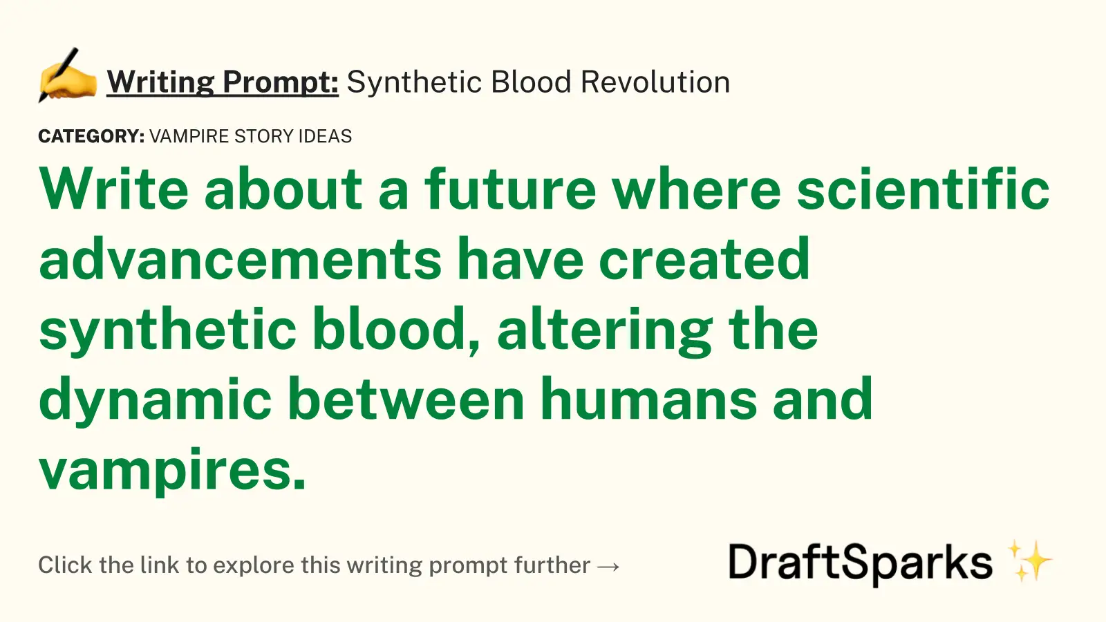 Synthetic Blood Revolution