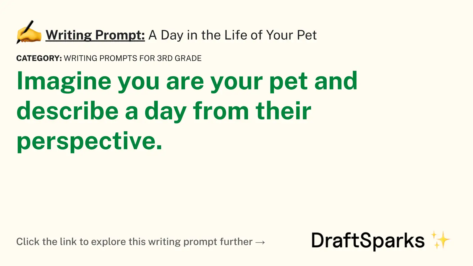 A Day in the Life of Your Pet
