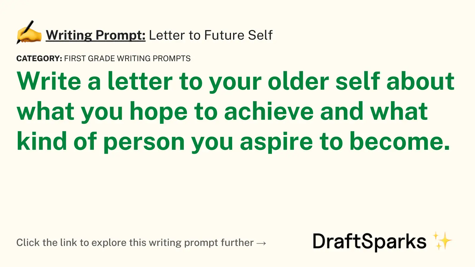 Letter to Future Self