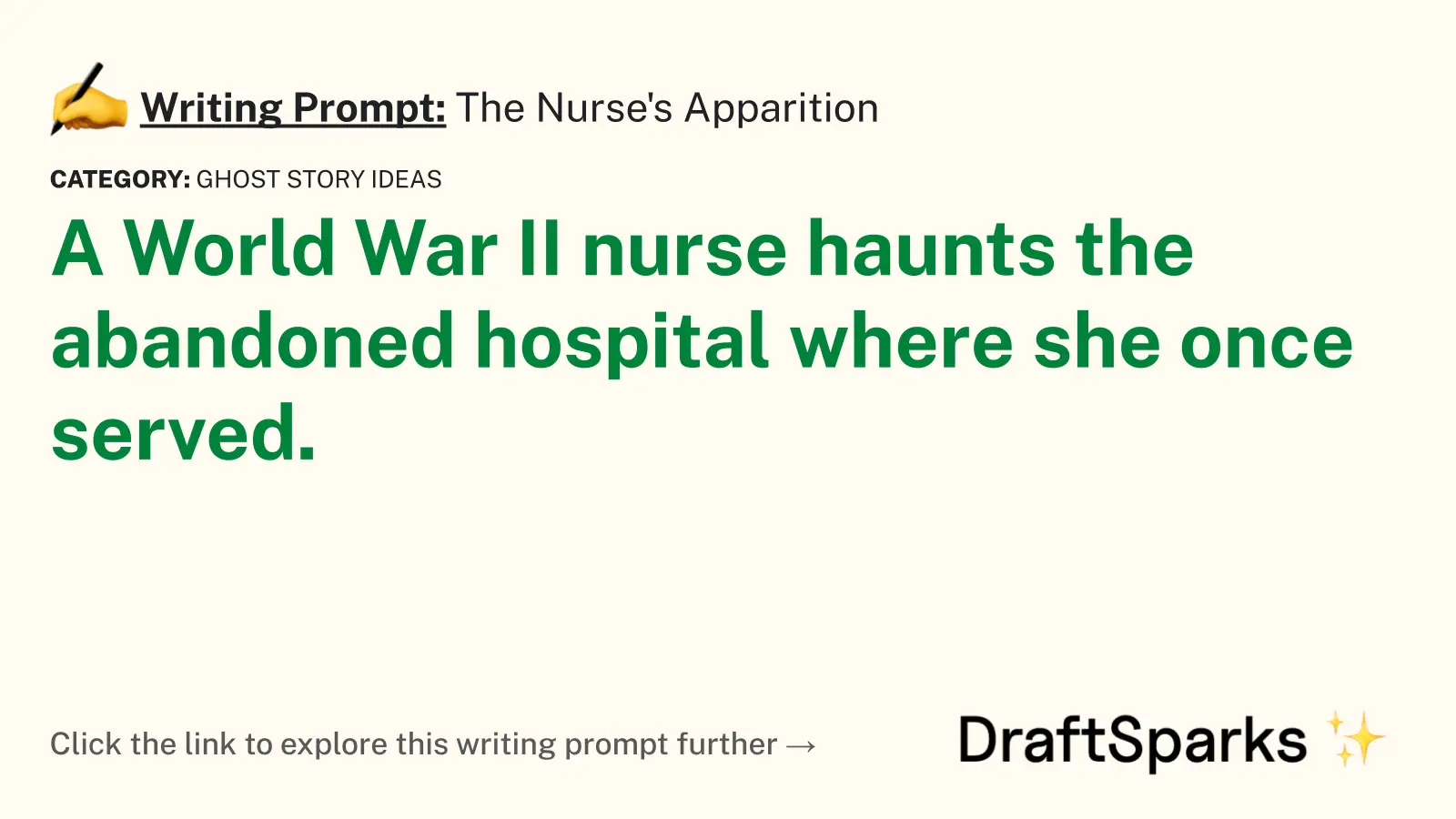 The Nurse’s Apparition