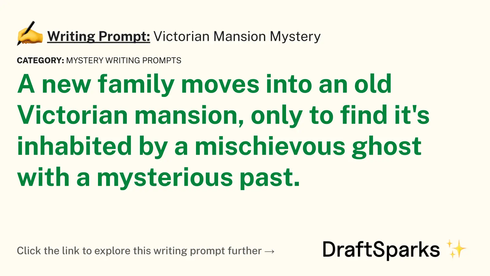 Victorian Mansion Mystery
