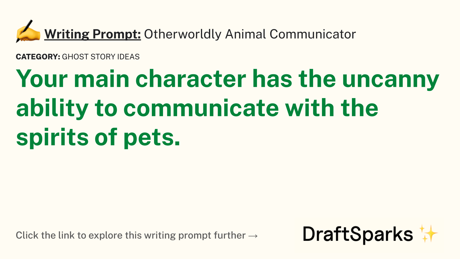 Otherworldly Animal Communicator